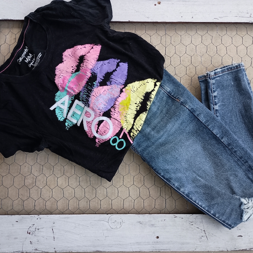 SALE🎉American Eagle; Next Level Stretch; Curvy High Rise Jegging; Size 4 Short